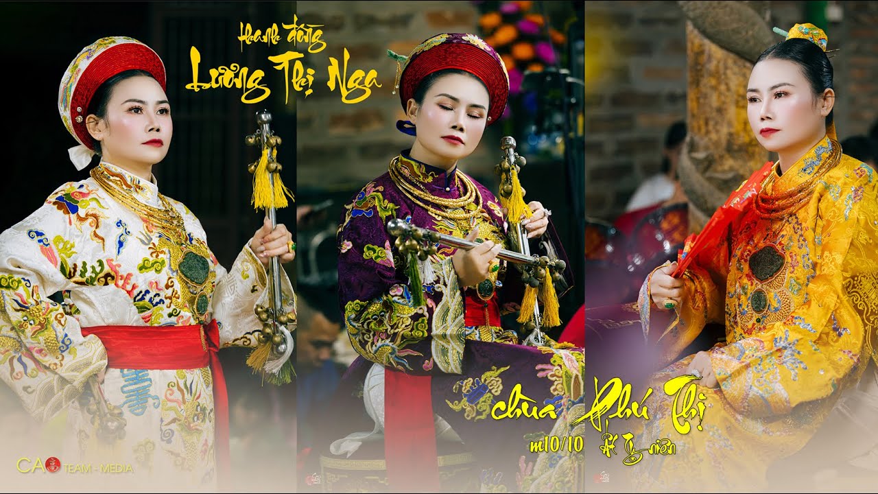 thanh đồng Lương Thị Nga - m10/10/Ất Tỵ niên 2025 - chùa Phú Thị, Hưng Yên (film 04)
