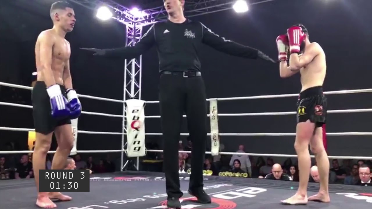 Dennis van Doornik - Kickbox wedstrijd - Jellema gala 2018