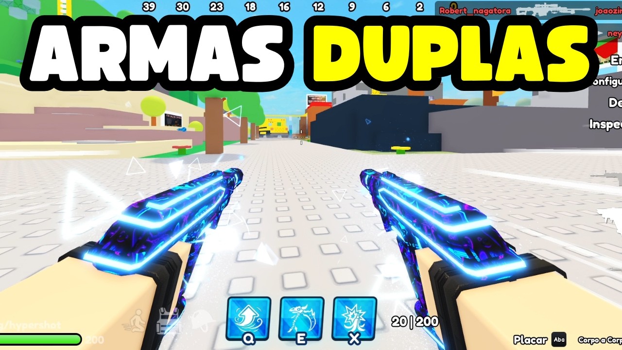COMO CONSEGUIR ARMAS DUPLAS NO HYPERSHOT (ROBLOX)
