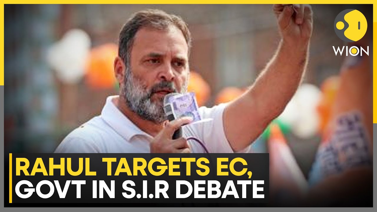S.I.R Row: Rahul Gandhi Accuses Govt, EC of Electoral Manipulation; BJP Claims Debate Derailed |WION
