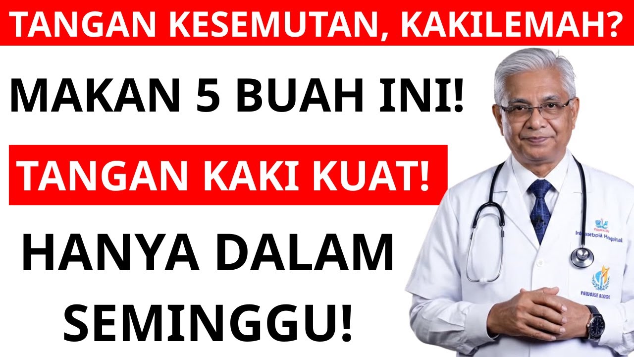 Selamat Tinggal Tangan Kesemutan & Kaki Lemah! 5 Buah Kaya Kolagen WAJIB Dimakan Usia 60+