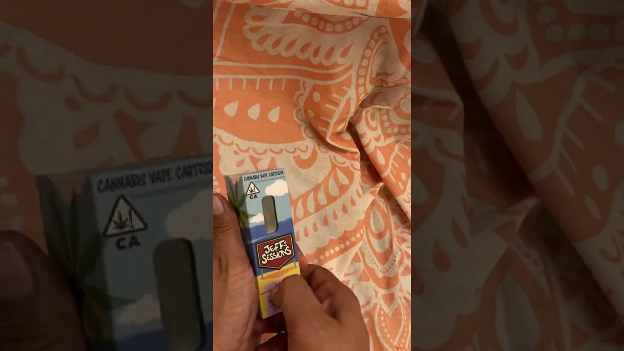 JEFF&rsquo;S SESSIONS 510 CARTRIDGE GMO UNBOXING