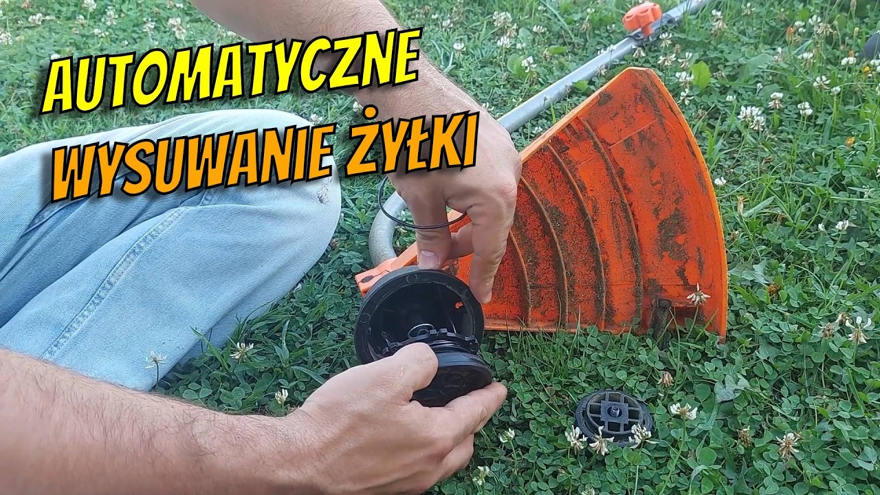 Szybka wymiana żyłki w kosie spalinowej i system Tap-N-Go