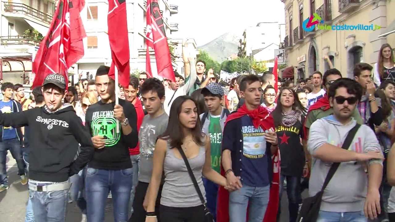 Manifestazione studenti a Castrovillari