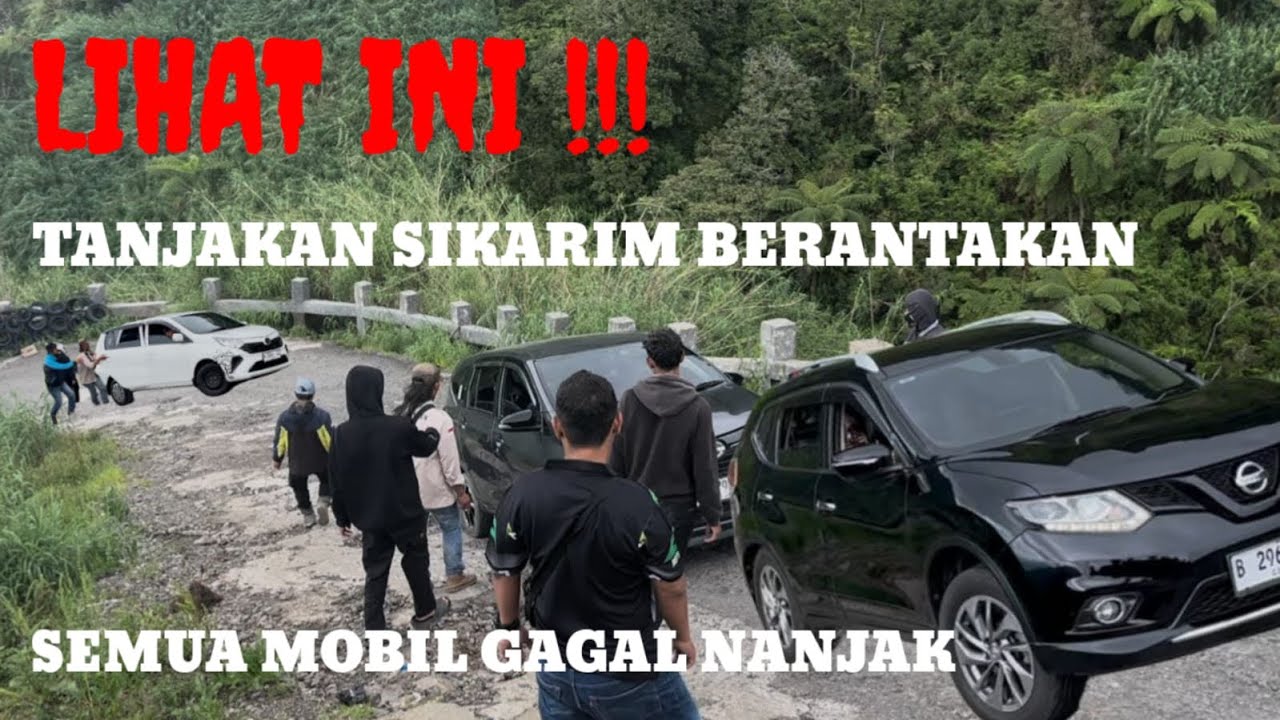 INI YANG TERJADI !!! KETIKA MOBIL GAGAL NANJAK DI SIKARIM. @SEKITARDIENG 