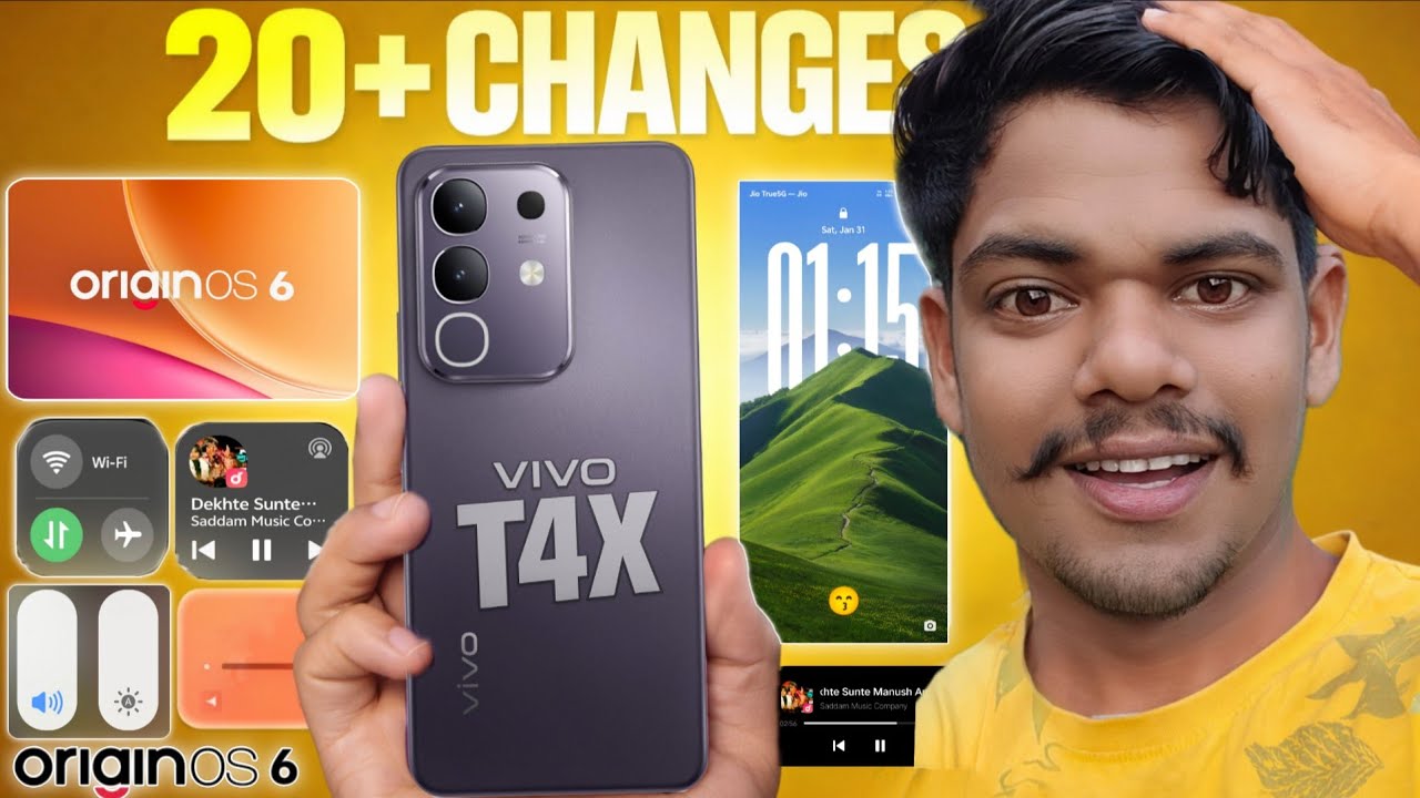Vivo T4X 5G OriginOS 6 Update Changes And New Features | Vivo T4X 5G OriginOS 6 Update Features