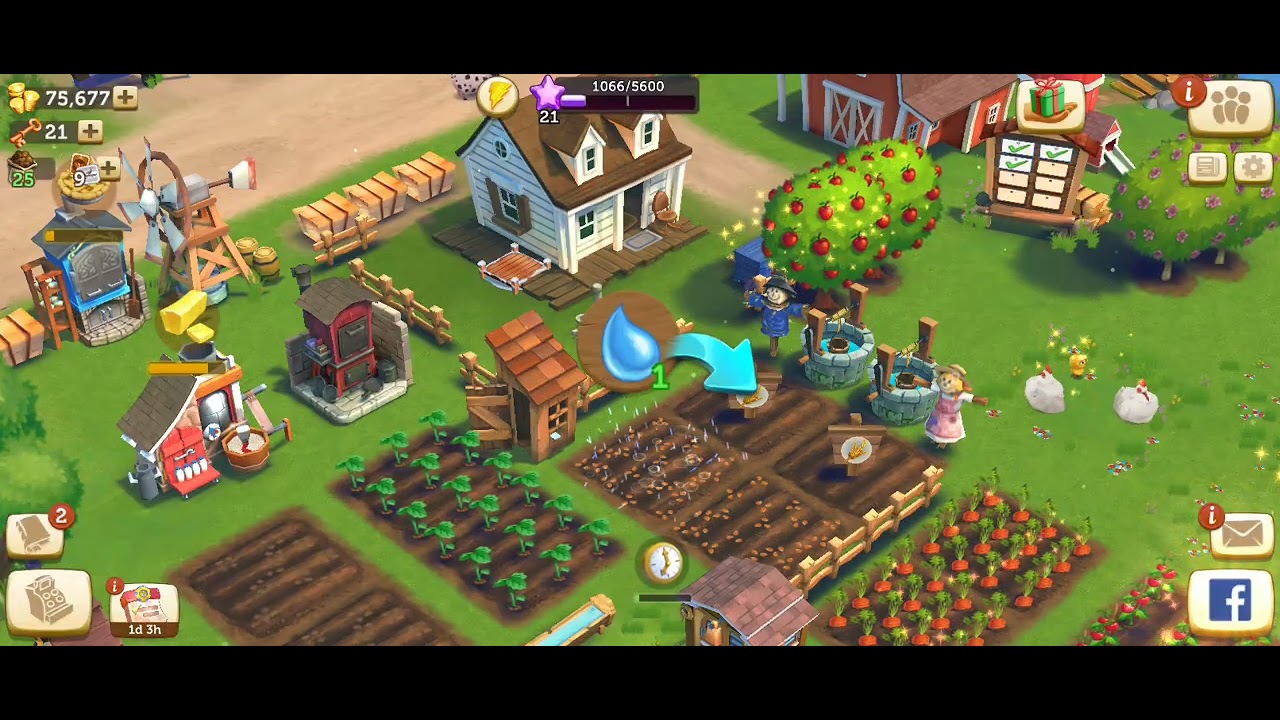 Farmville 2 for Mobile 😊👍🍓🍎🍅🌽🍑🥕