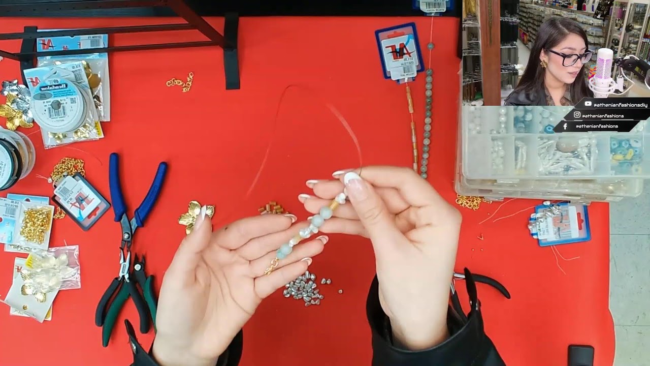 DIY Jewelry Live: Creating a Stunning Necklace with Our New 18K Heart Chain