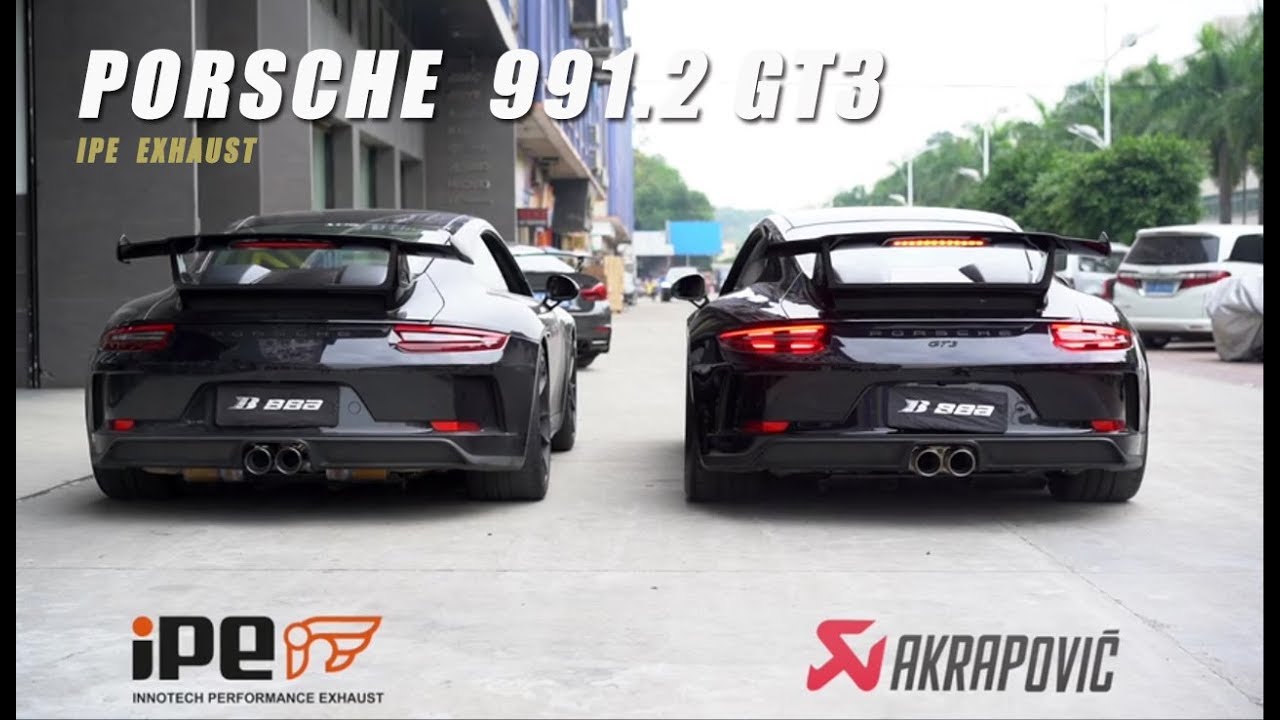 Porsche 991.2 GT3 iPE Exhaust System