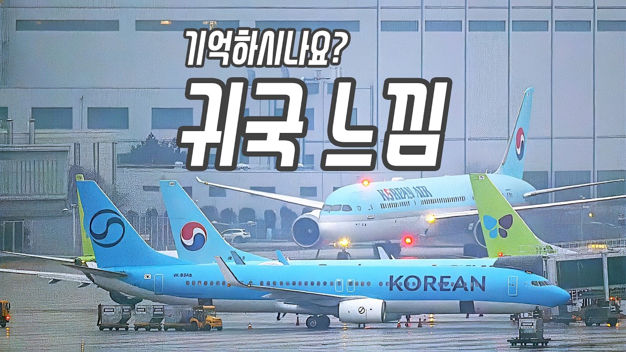 귀국 느낌, 기억하시나요? 인천공항 ASMR