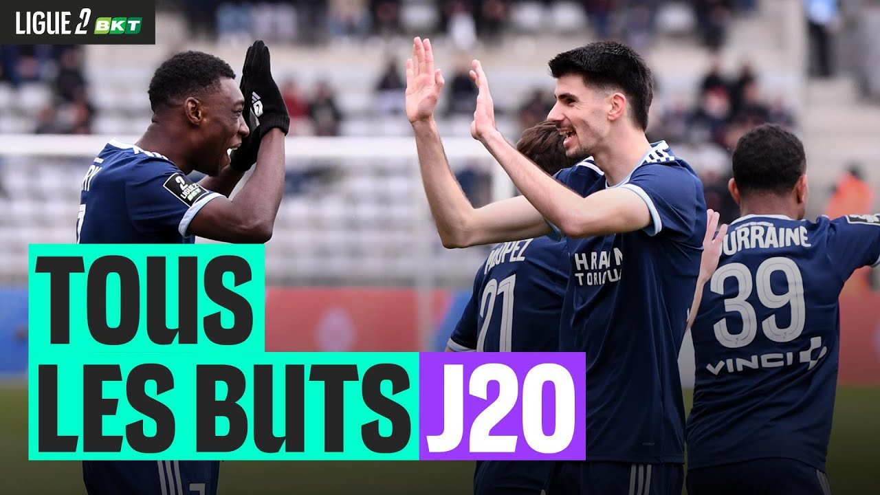 Tous les buts de la 20ème journée - Ligue 2 BKT 24/25