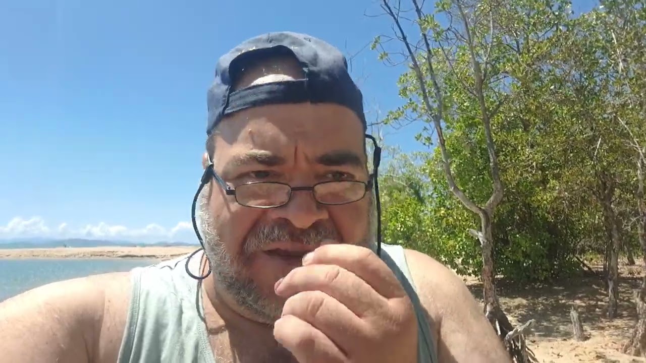 At Saunders Beach near Townsville Australia