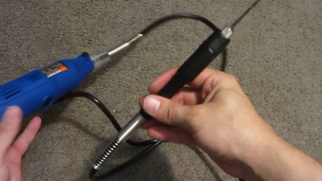 WEN/Dremel Rotary Tool Flex Shaft DEMONSTRATION