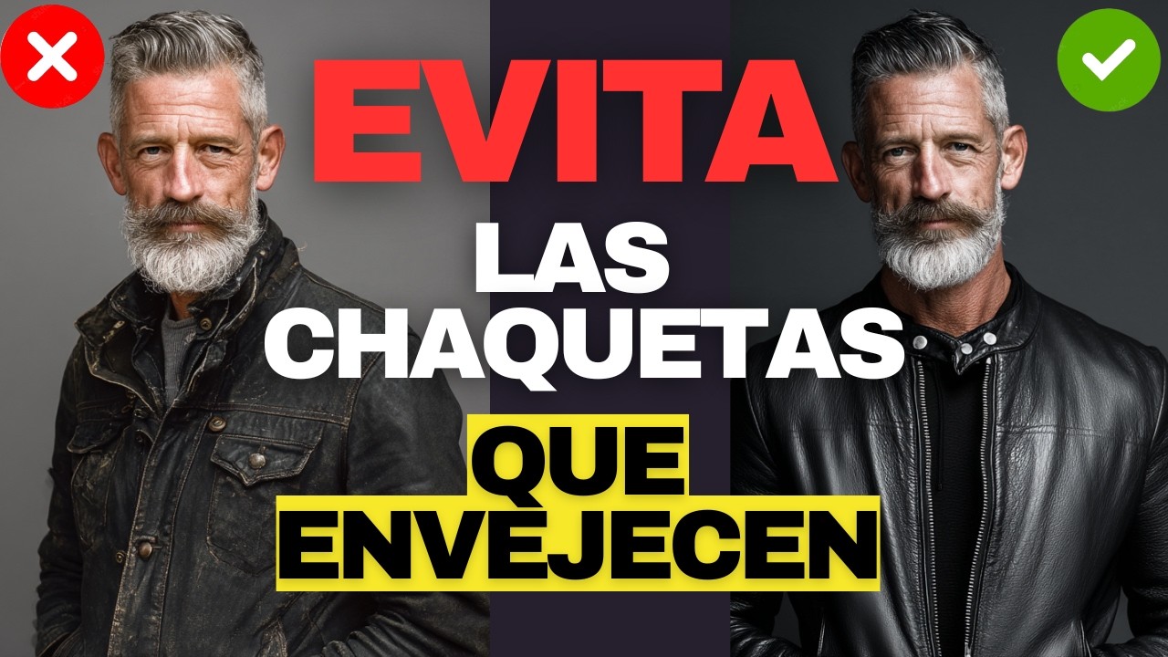 5 Chaquetas que Te rejuvenecen a los 40+ (y las que debes evitar)