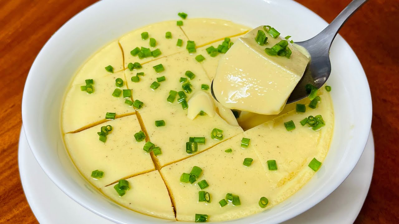 ពងមាន់ ឬ ពងទាចំហ៊ុយ តាមក្បួននេះ  ល្អទាំងរូបរាង ក្លិន និងរសជាតិ || How to make delicious steamed eggs