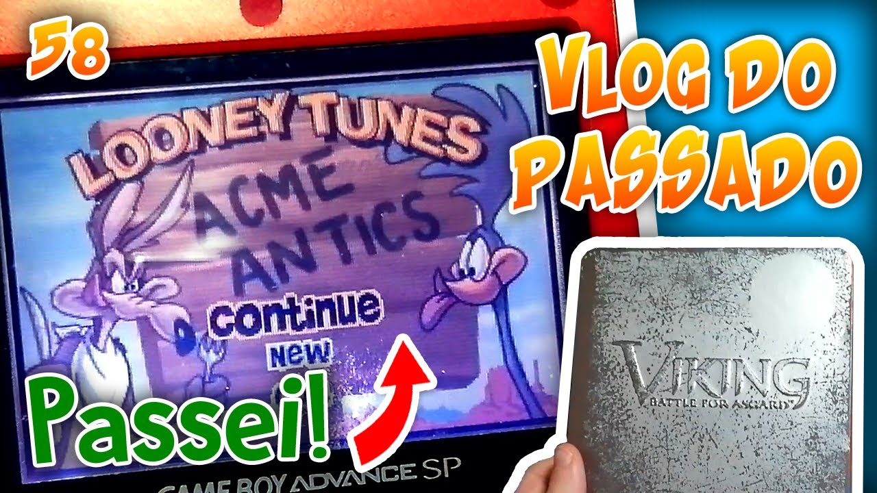 Passei Looney Tunes Double Pack GBA - Vlog do Passado! #58