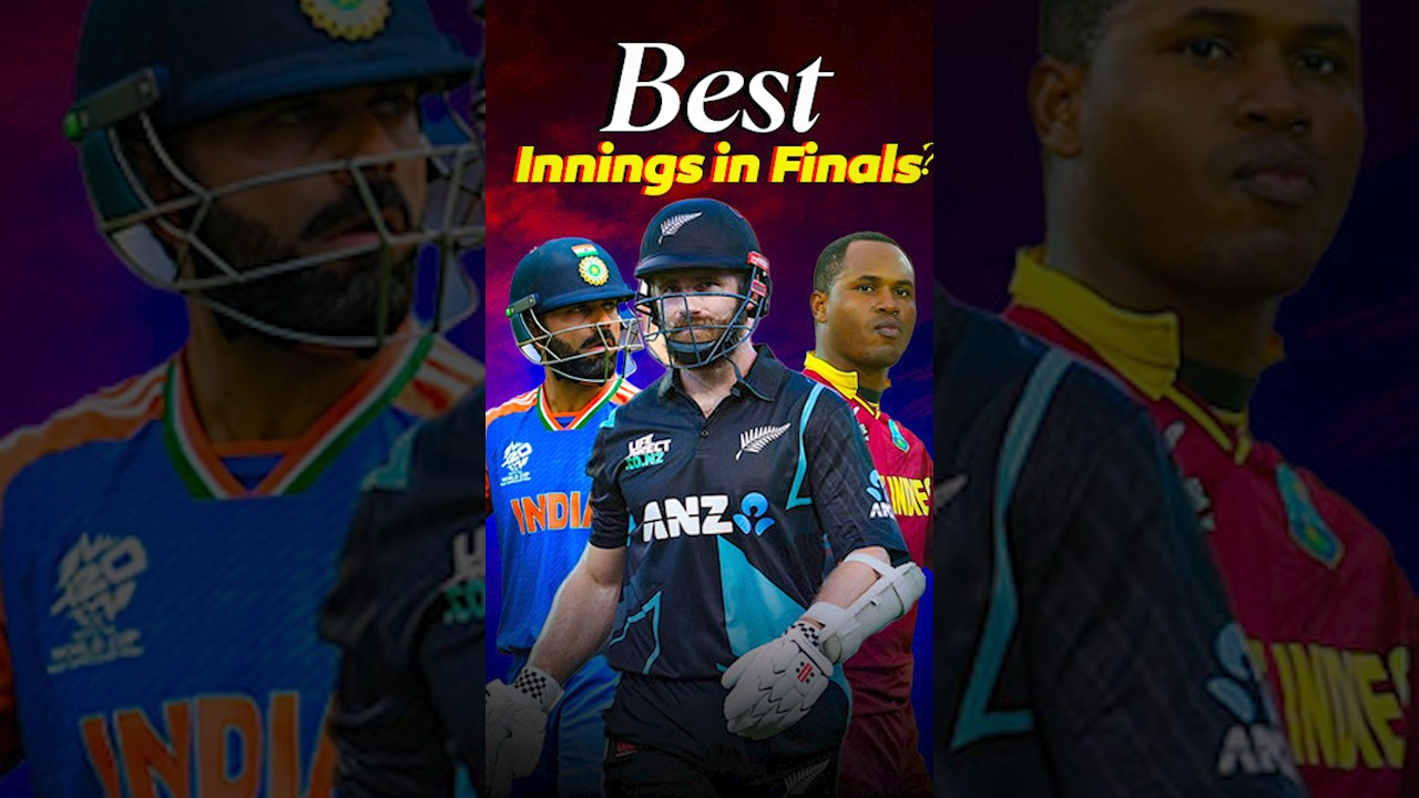 Top 3 best Batting performances in the icc T20 World cup final! #t20worldcup