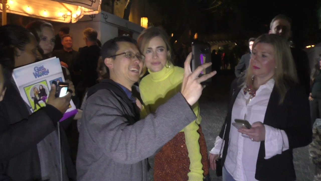 Melissa Roxburgh falls down outside W Magazine's Best Performances Party at Chateau Marmont