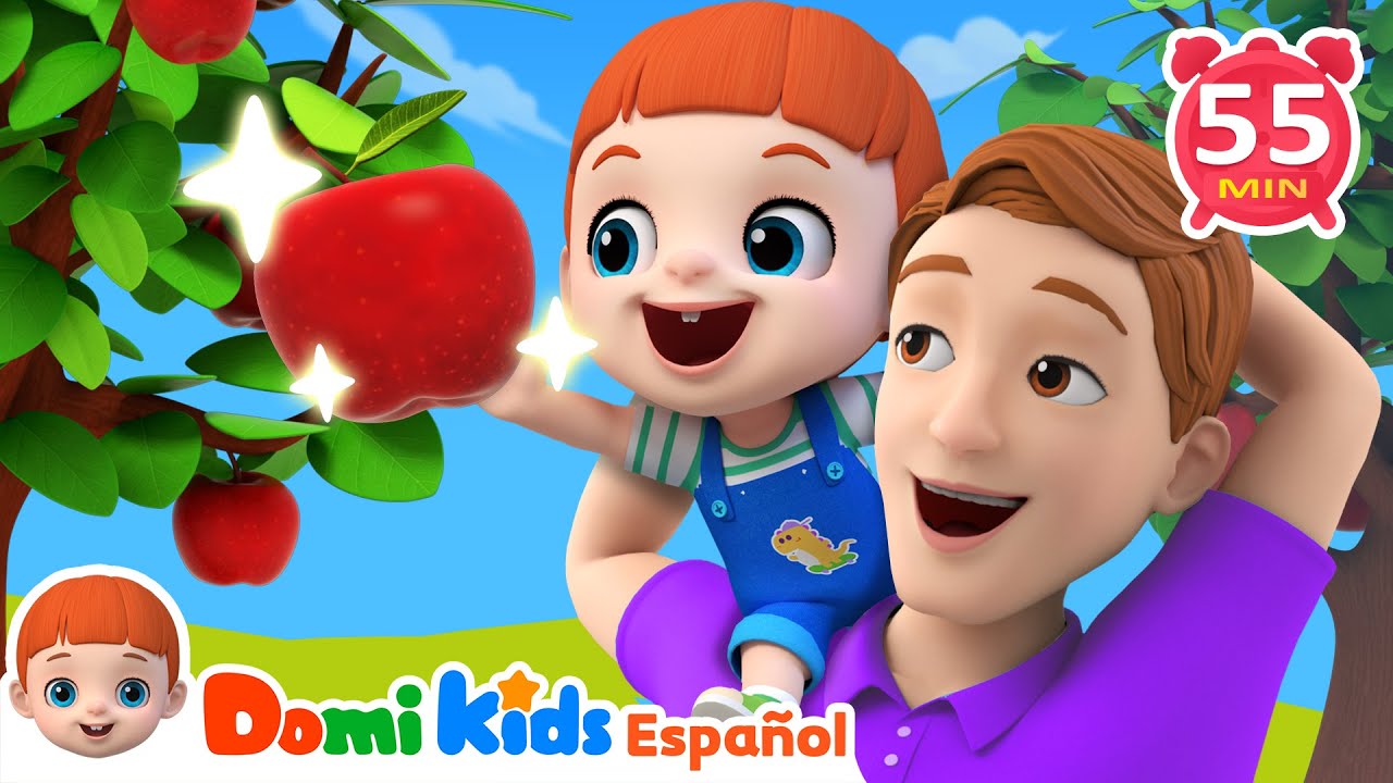 Colección de Canciones Infantiles | Manzanas y Bananas y Más | Domi Kids en Español