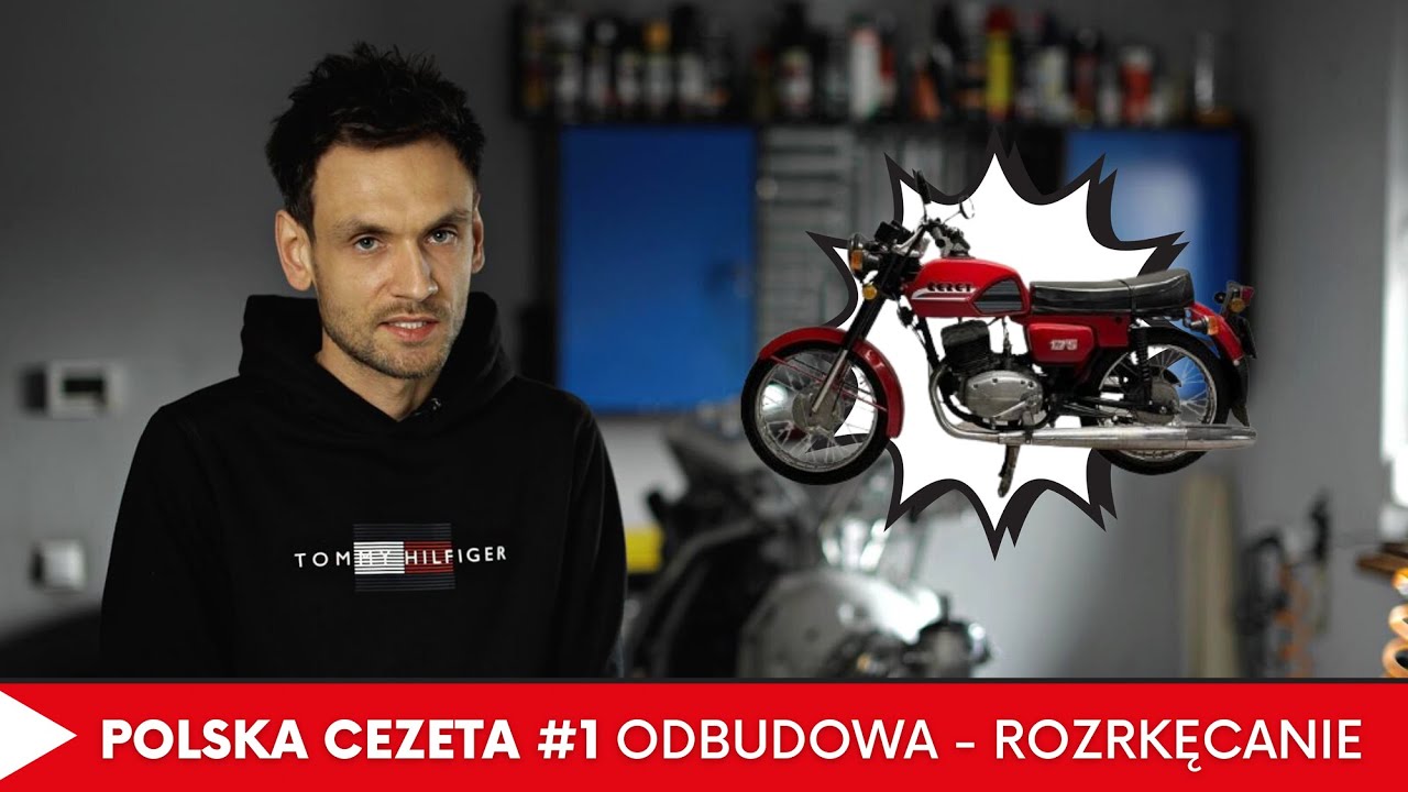Polska Cezeta #1 Projekt Odbudowy Cezet Sport 477 - Rozkręcanie