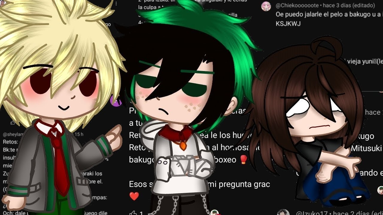 Preguntas y retos/parte 2/Multiship/MHA My AU//Resubido otra vez YouTube no me lo borres por favor