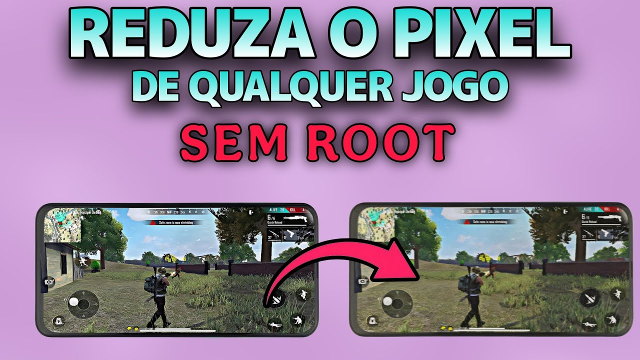 😱 Reduza o Pixel do seu JOGO sem diminuir a resolução da tela.✅️ SEM ROOT ✅️ + FPS