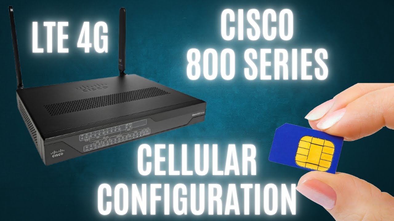 Cisco 800 Series Konfiguracja LTE 4G Cellular