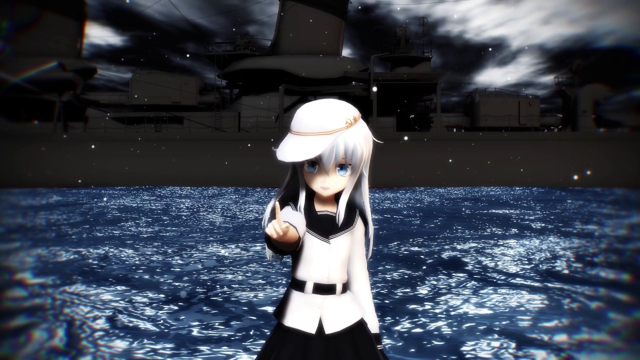 【MMD艦これ】Верный「トリノコシティ」