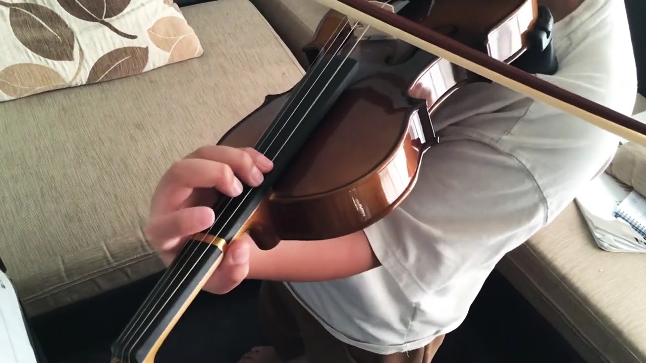 Sleep song from grade 3 B1 Violin tutorial
