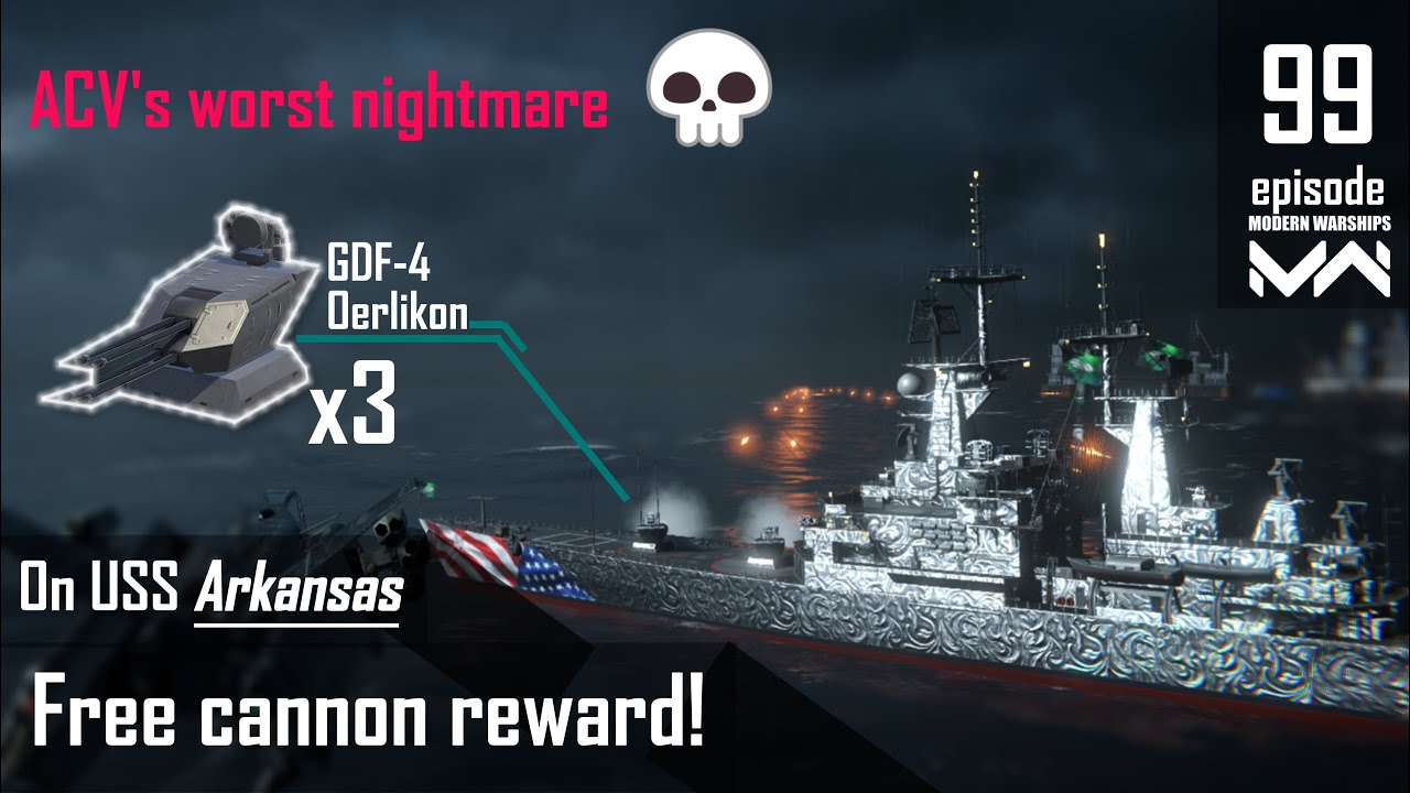 The BEST anti-air cannon?! GDF-4 RULES the sky! | Modern Warships Episode 99