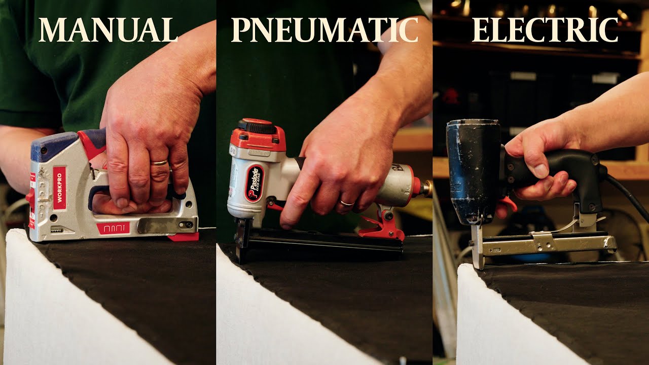 Manual vs Pneumatic vs Electric Staple Guns | Which One Should You Choose
