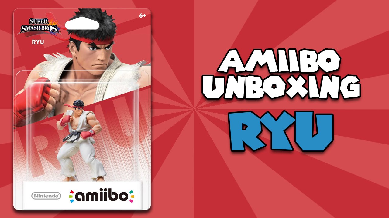 Amiibo Unboxing - Ryu - Super Smash Bros - Street Fighter
