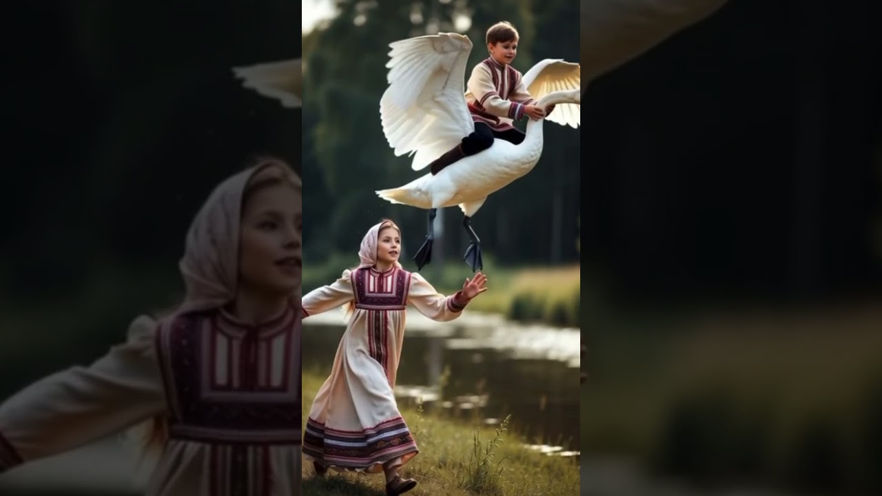 Аудиосказка ГУСИ - ЛЕБЕДИ