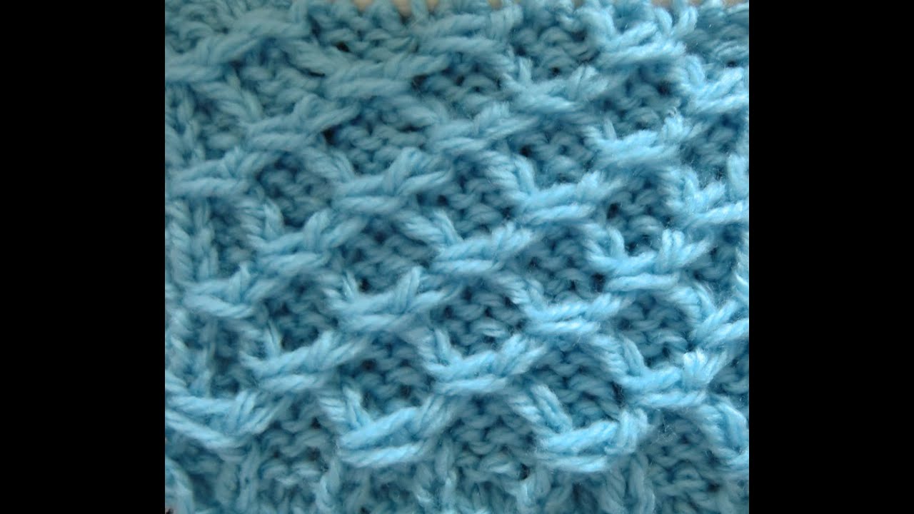 Strickmuster Nr.65 * KLEINE GEBUNDENE KREISE *