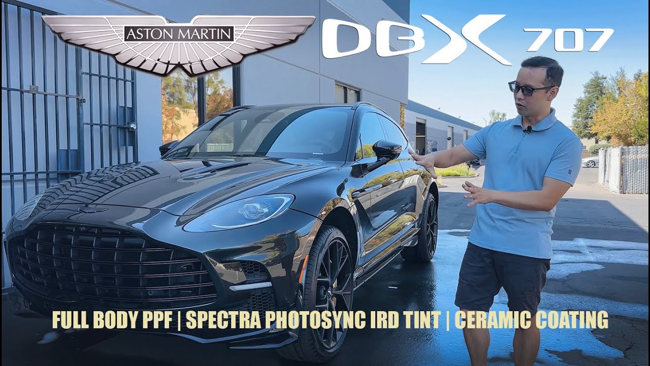 Aston Martin DBX 707 - Полная оклейка кузова защитной пленкой PPF | Тонировка Spectra Photosync |...