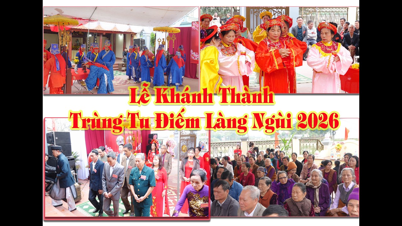LỄ KHÁNH THÀNH ĐIẾM LÀNG NGÙI THÁNG 1 NĂM 2026                                Camera 0868 838 991