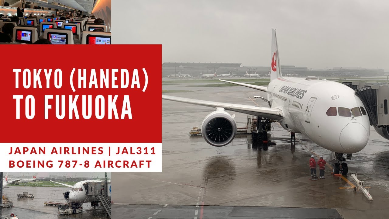 Japan Airlines | JAL 311 |  Tokyo (Haneda Terminal) to Fukuoka