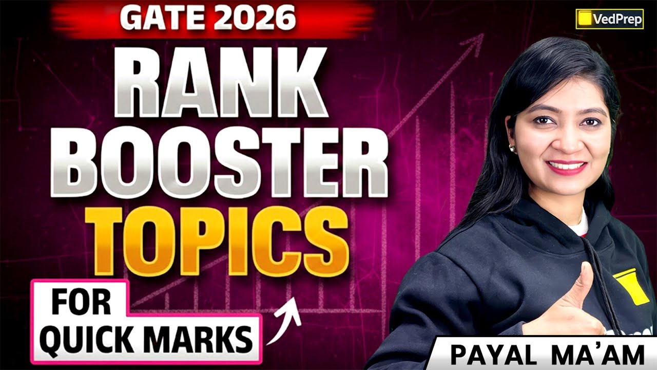 GATE 2026 Chemistry 🔥 Rank Booster Topics | Quick Marks Strategy | VedPrep Chem Academy