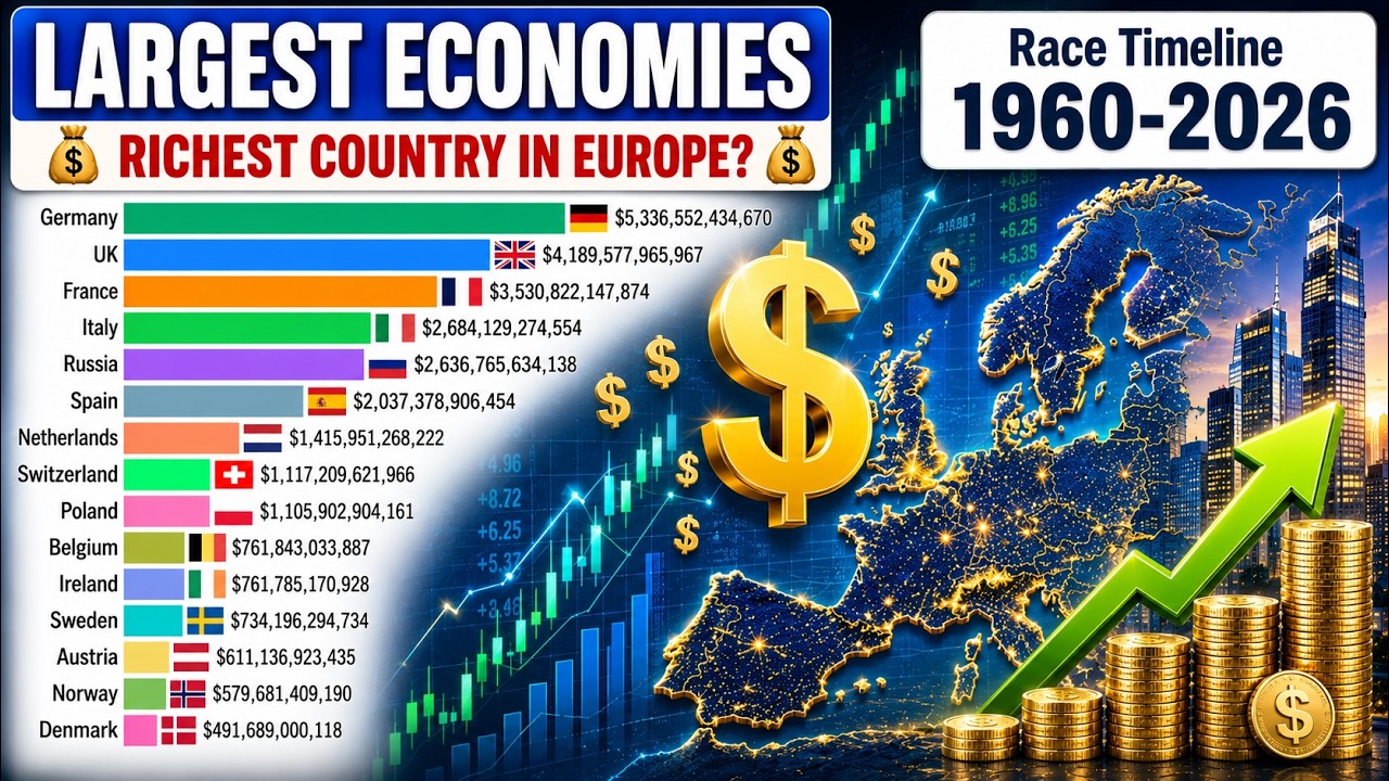 Europe GDP by Country (1960&ndash;2026) | Europe's Largest Economies & Ranking