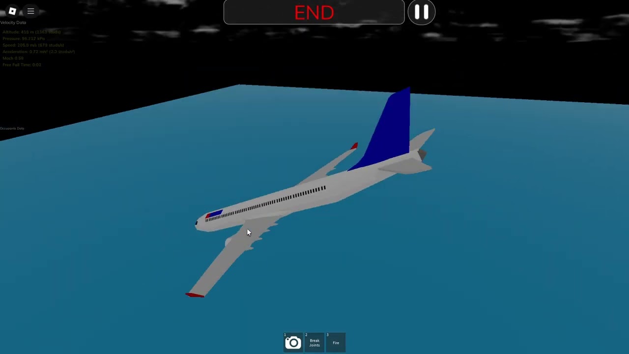Plane crashes in Air Crash Studio - Air France flight 447