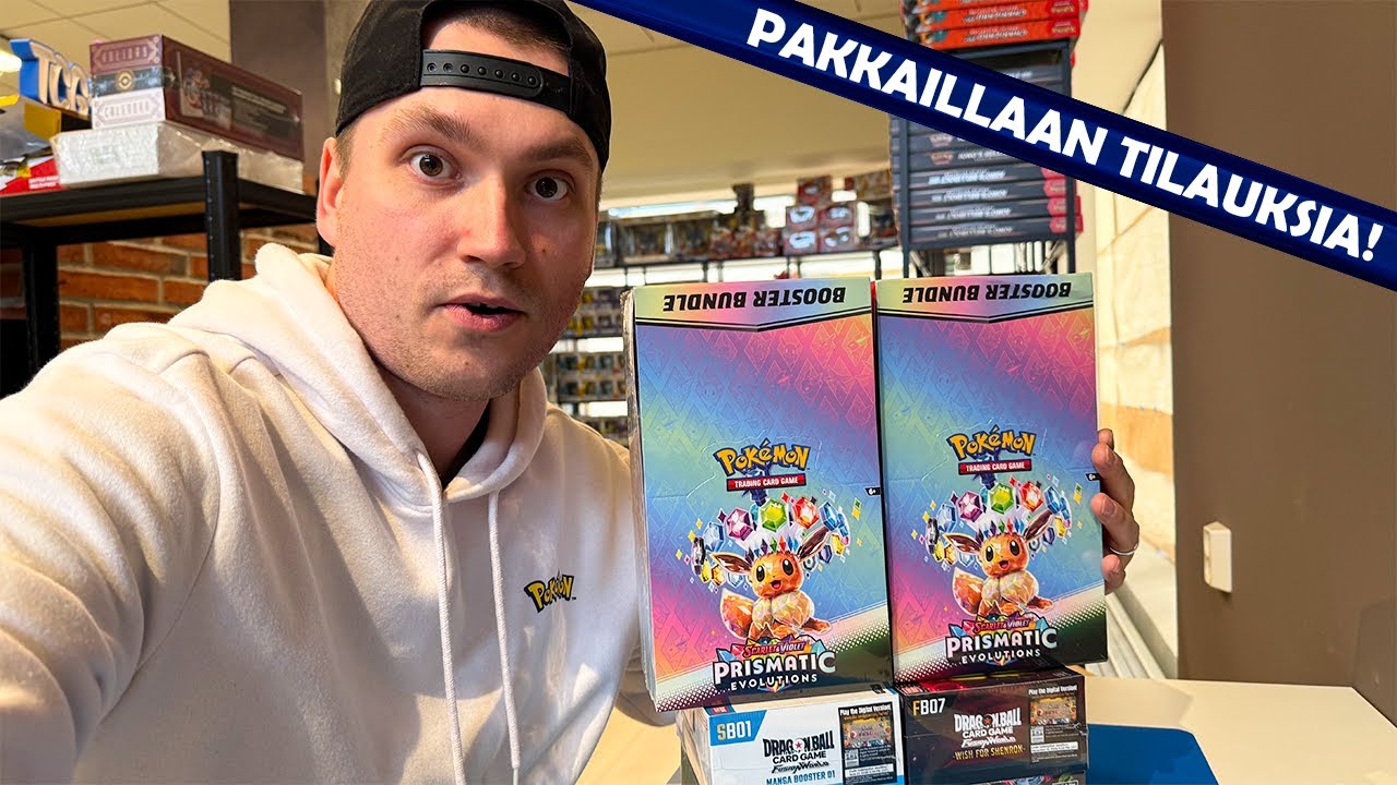 Pakkaillaan tilauksia TCG-kaupassa!!
