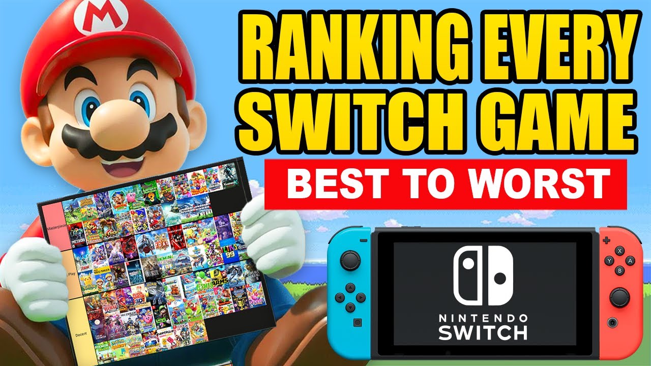 I Ranked EVERY First Party Nintendo Switch Game!