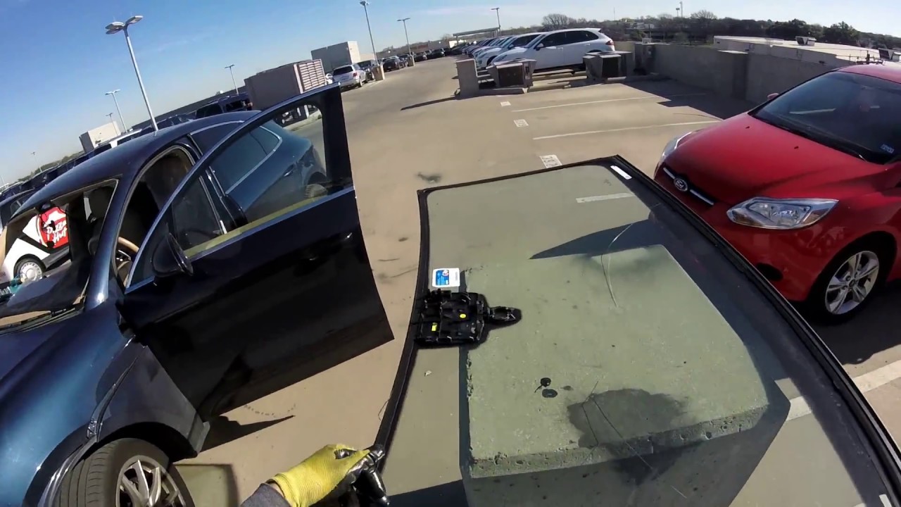 2016 Porsche Macan windshield replacement  (instalacion de parabrisas)