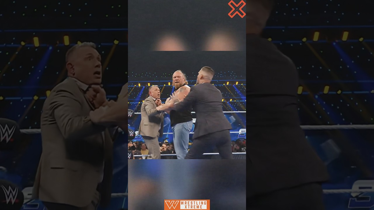 Brock Lesnar Attacks Corey Graves - WWE Smackdown #wwe #brocklesnar #shorts