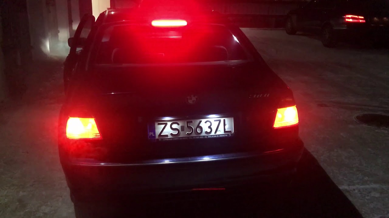 LED Light  Tail PY21W BMW  E46 / Ledowe tylne światła PY21W BMW E46