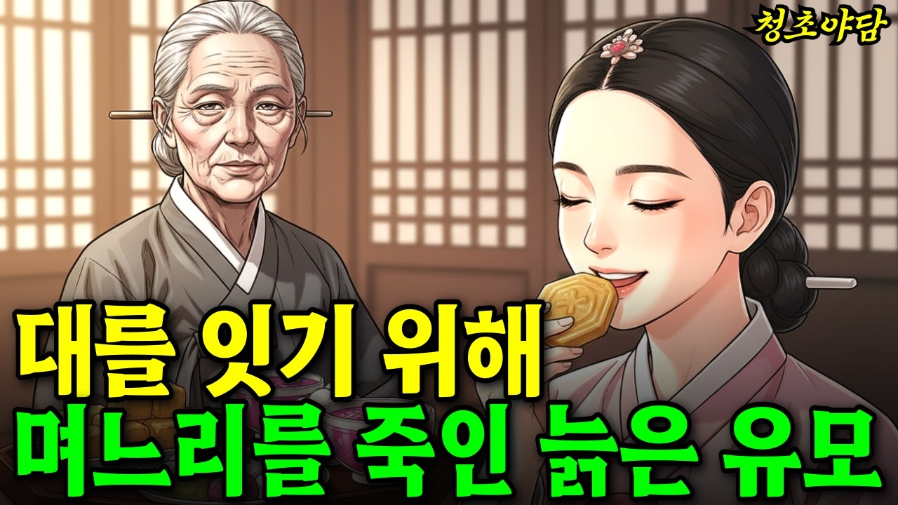 대를 잇기 위해 며느리를 죽인 늙은유모, 