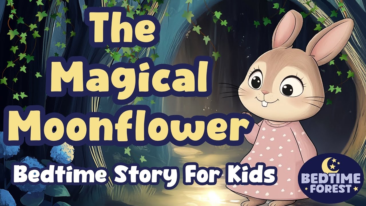 Calming Bedtime Stories for Kids 🌙 Wendy & The Magical Moonflower 🐇 Sleep Storytime Read Aloud Books