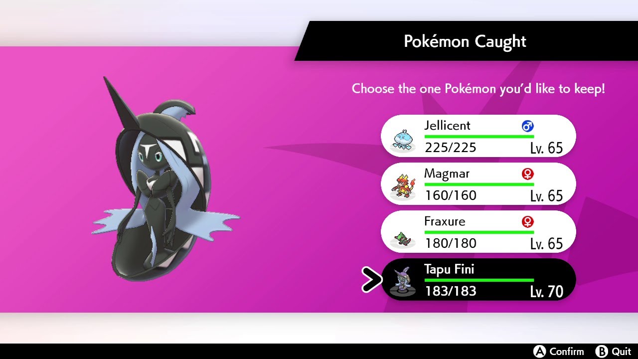 Shiny Tapu Fini 294th Dynamax Adventure Max Lair
