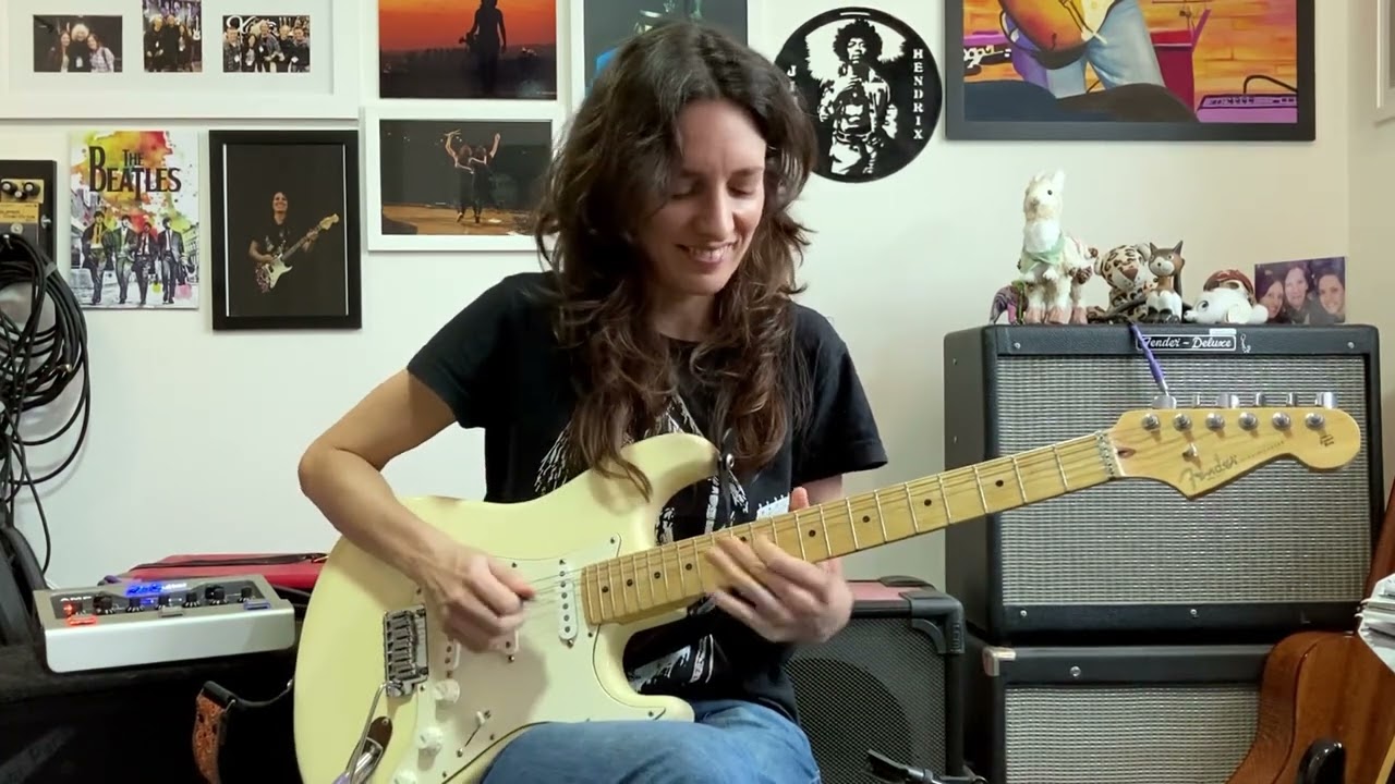 Tatiana Pará - All Along The Watchtower Jam with BluGuitar Amp1 Mercury
