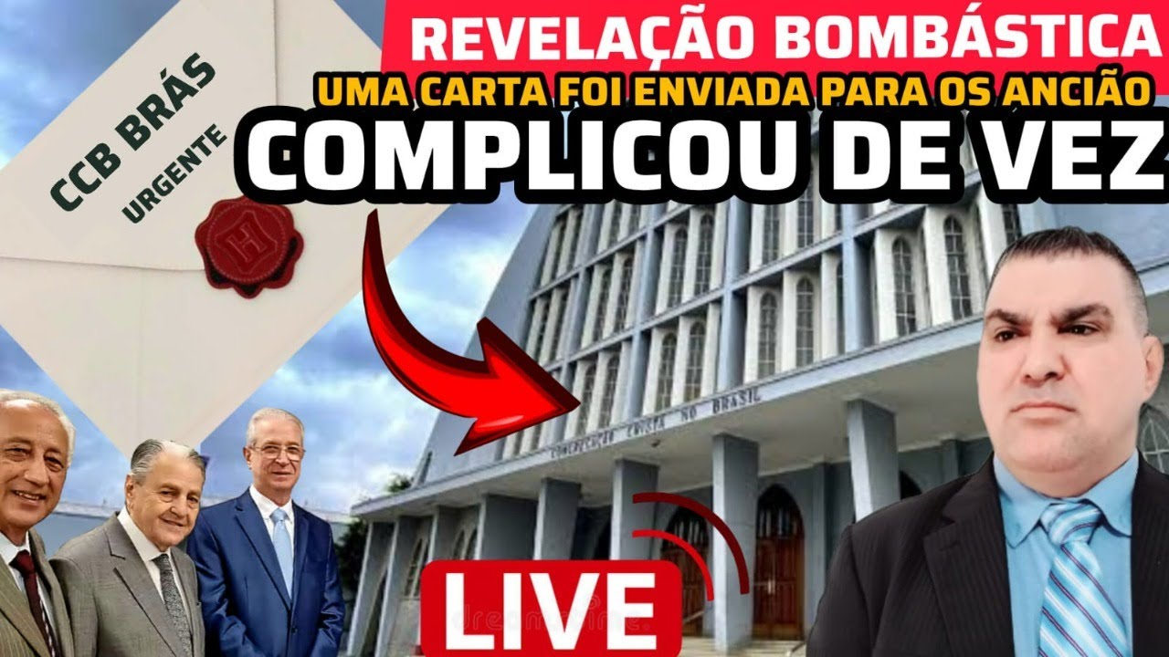CCB- IRMÃO ANDRÉ ENTROU NA LIKE E SURPREENDEU A TODOS, FOI MUITO FORTE ESSA LIVE. #ccb #ccboficial